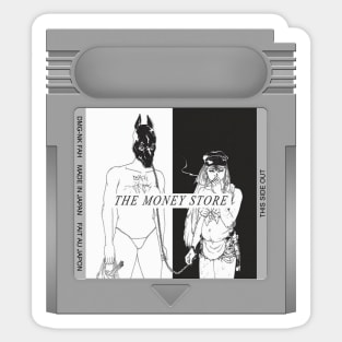 The Money Store Game Cartridge Sticker